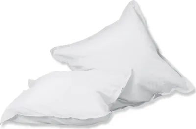Produktbild von Hahn Linon Bettwäsche Stone Washed 100% Baumwolle Reißverschluss Bettbezug Kissenbezug Bettgarnitur Bettwäsche-Set Bettzeug 40x40 cm Weiß