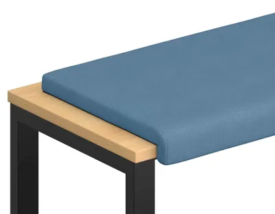 Immagine prodotto di vidaXL Cuscino da banco, colore blu, profondità 35 cm
