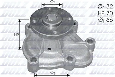 Produktbild von DOLZ Kühlmittelpumpe Wasserpumpe für OPEL Corsa B Schrägheck (S93) O130