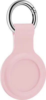 Produktbild von Mobigear Ring  Apple AirTag Hülle Flexibles Silikon Schlüsselanhänger - Pink