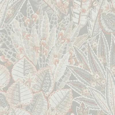 Produktbild von Profhome 396534-GU Blumen Tapete Floral matt grau beige weiß 5,33 m2