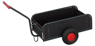 Produktbild von VARIOfit Handwagen mit Bordwand Luftbereifung 765 x 435 mm