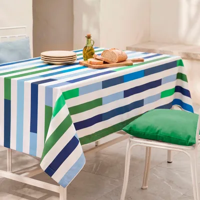 Produktbild von Stereo Tischdecke 145x145 cm 100% Polyester Hergestellt in Europa