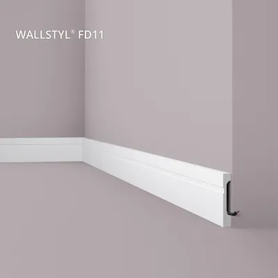 Immagine prodotto di Modanatura per pavimenti NMC FD11 WALLSTYL Noel Marquet Modanatura decorativa per bordi Modanatura decorativa classica colore bianco 2 m