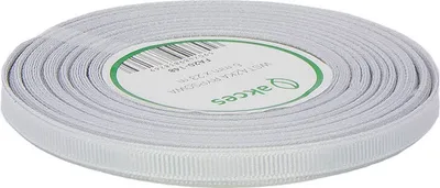 Produktbild von Ripsband 6 mm, silber 22,5 Meter