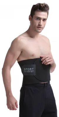 Produktbild von Bauchgurt, Fitnessgürtel, Schwitzgürtel, verstellbarer Neopren-Saunagürtel, Gewichthebergürtel
