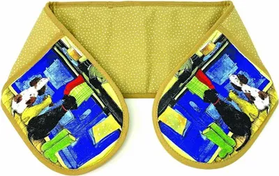 Produktbild von GLV14 Küchenhandschuhe Hunde in der Küche