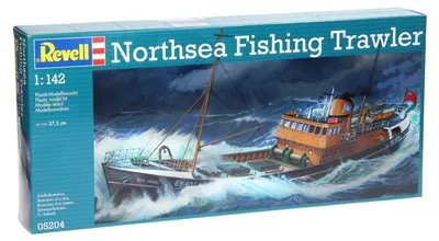 Obrázek produktu pro Revell North Sea Trawler, Model rybářského plavidla, Montážní sada, 1:142, Northsea Fishing Trawler MV Ross Jackal, Plast, Pokročilé