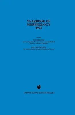 Obrázek produktu pro Yearbook of Morphology 1993