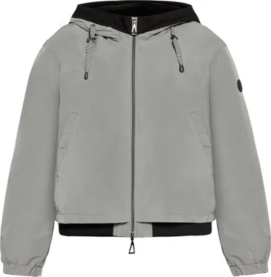 Produktbild von Gil Bret Lässige Sommerjacke Langarm, Uni, aus Polyester, mit fester Kapuze, Zwei-Wege-Reißverschluss, 61 cm Gesamtlänge