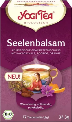 Obrázok produktu pre Yogi Tea Soul Balm Organický filtračný sáčok 17X1,9 g