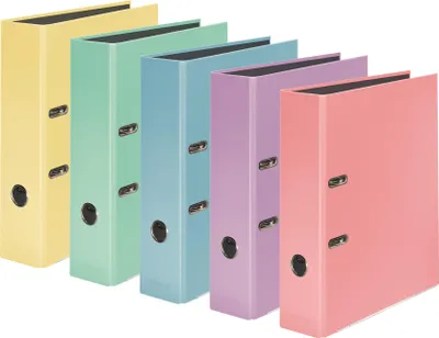 Produktbild von Falken Falken PastellColor Ordner A4, 8cm farbig sortiert