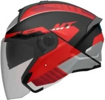 Obrázek produktu pro Přilby Mt Helmets Cosmo Sv Cruiser Jet Helmet Red,Black XL Red,Black XL
