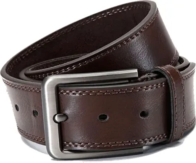 Produktbild von Herren Jeans Anzug Gürtel Männer Schnalle Wechsel Belt Gurt Riemen Mokka 95 cm