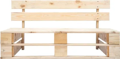 Image de vidaXL Banc d'extérieur palettes bois