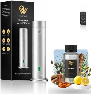 Produktbild von Pip & Wells Pure One Duftdiffusor Silber mit The One, 120 ml