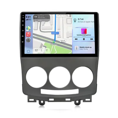 Obrázok produktu pre 9'' Android Autorádio CarPlay Android Auto 4GB+64GB pre Mazda 5 2005-2010 GPS navigácia Wi-Fi Bluetooth FM RDS SWC DSP 2DIN DAB+
