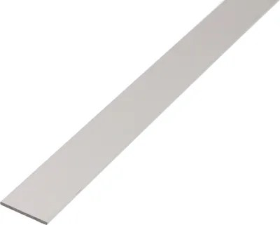 Immagine prodotto di Alberts 497897 Barra piatta, alluminio, anodizzato argento, 1000 x 25 x 2 mm, set da 7