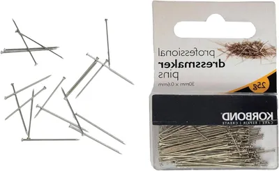 Productafbeelding van Professionele Spelden - Glazen Kop - Naaien en Knutselen - Extra Sterke Naald - 25 gram - Zilver