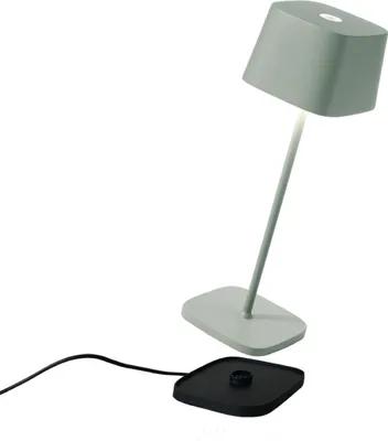 Produktbild von Zafferano Ofelia Mini Tischlampe - Aufladbare LED Außenlampe - 30 cm - Grün