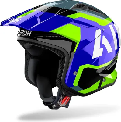 Immagine prodotto di Airoh Trr Ii Jupiter Casco Jet Blu M Blu M