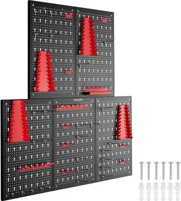 Produktbild von Werkzeuglochwand Jonah mit Haken und Halterungen - 5-teilig
