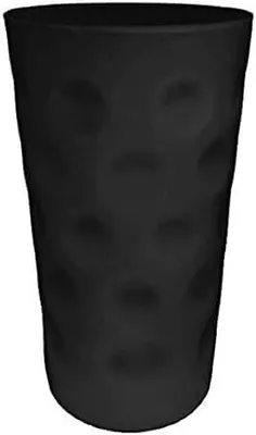Produktbild von Schwarz Matt Farbiges Dubbeglas 0,5 L - Bunte Dubbegläser aus der Pfalz für Weinschorle
