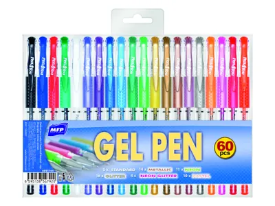 Produktbild von Gelové pero set 60ks 1102-1012M mix