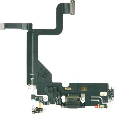 Produktbild von Ladebuchse Mikrofon für Apple iPhone 13 Pro - Ladeanschluss Flex Kabel Leitung Schwarz