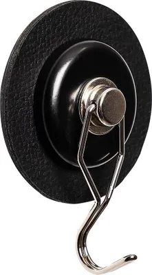 Produktbild von Silwy H000-14GA-1, Drinnen, Universalhaken, Schwarz, Magnet, 10 kg, Rund