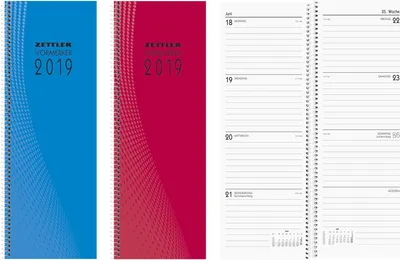 Obrázok produktu pre Zettler 602239 Kalendár 709 - 1 týždeň/2 strany, 10,5 x 29,5 cm, kartón, rôzny