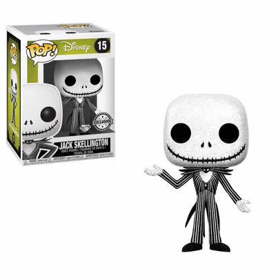 Produktbild von Funko Nightmare Before Christmas Jack Skellington POP! Glitter Figur 9 cm FK29128