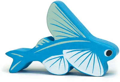 Produktbild von Tender Leaf Toys Holzfiguren Im & Am Wasser Fliegender Fisch