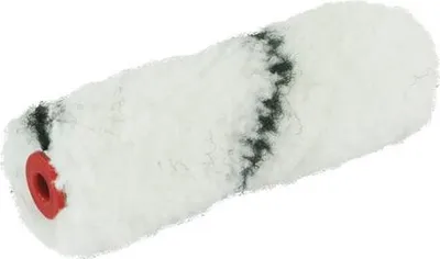 Produktbild von Heizkörperwalze ohne Bügel, 10 cm, Ø 8mm,  Schwarzfaden, Polyesterbezug