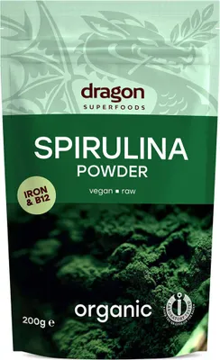 Produktbild von Spirulina Pulver  200g | 100% reine Spirulina-Alge | Im Standbeutel labores und 100% naturreines Spirulina Powder