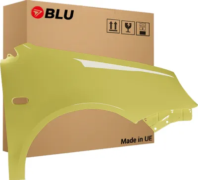 Produktbild von BLU Kotflügel Passend für Volkswagen Polo 9N IV 4 LD1B Rechts Gelb Gelb | 2001-2005 | Vorderseite Vorne | Lackiert | Einbaufertig