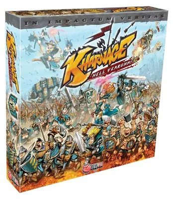 Kharnage Kartenspiel – Strategiespiel für 4 Spieler, Englisch