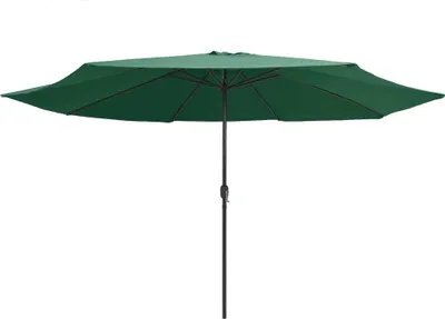 Immagine prodotto di Ombrellone da Giardino con Palo in Metallo 390 cm Verde