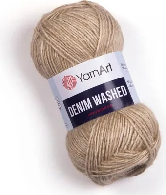Produktbild von Yarn Art Denim Washed 914 Beige Strickgarn