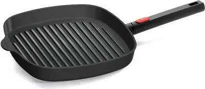 Produktbild von Woll Diamond XR Logic 1628-1LCIB Bratpfanne, Gusseisen/Gussaluminium, Induktionsherd-geeignet, Antihaftbeschichtung, abnehmbarer Griff