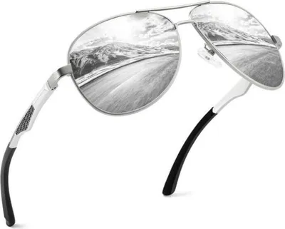 Produktbild von GQUEEN Polarisierte Pilotenbrille Herren Damen UV400 Sonnenbrille