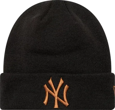 Produktbild von New Era Beanie New York Yankees League Essential Cuff Knit black