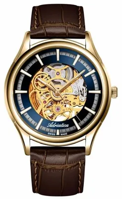 Productafbeelding van Uurwerk Adriatica herenhorloge, bruin, model Adriatica-A2804.1B15AS