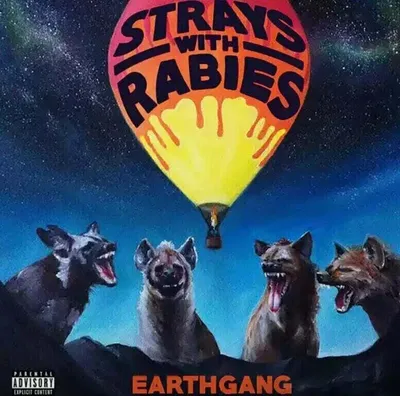 Immagine prodotto di Earthgang - Strays With Rabies (Ghostly Clear + Cobalt & Neon Coral Coloured) (2 LP)