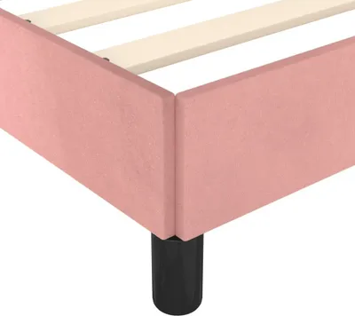 Produktbild von Bettgestell Rosa 200x200 cm Samt