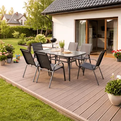 Produktbild von Gartenmöbel-Set EL-LIBER , Farbe Schwarz