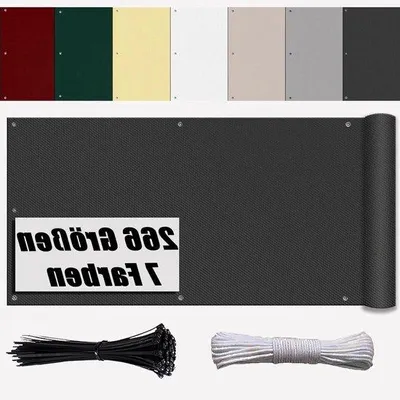 Produktbild von Balkon Windscherm - Hauseinrichtung - Privatsphäre Schutz - UV-Filter - 90 x 150 cm - Anthrazit