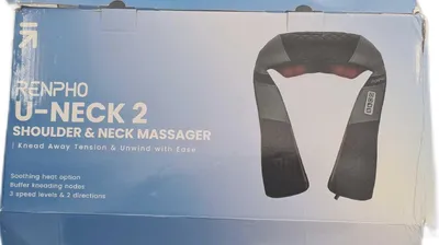 Produktbild von RENPHO Nackenmassagegerät Massagegeräte Rücken Nackenmassage mit Wärme und Intensität für Entspannung