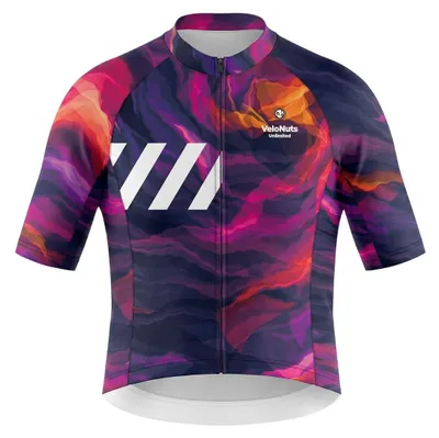 Produktbild von VeloNuts Herren Radtrikot, Liquid Terrain, Magma Flow, XL
