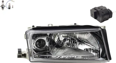 Produktbild von Scheinwerfer kompatibel zu Skoda Octavia Rechts Leuchtmitt. + Stellmotor 1U1941018P 1U1941018D 1J0941295A 1041664 9948397 42536208 4256 Johns